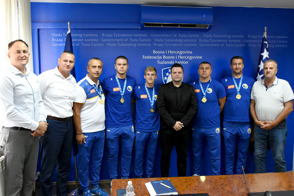 Ministar Gazdić primio rukometaše U-18 reprezentacije BiH