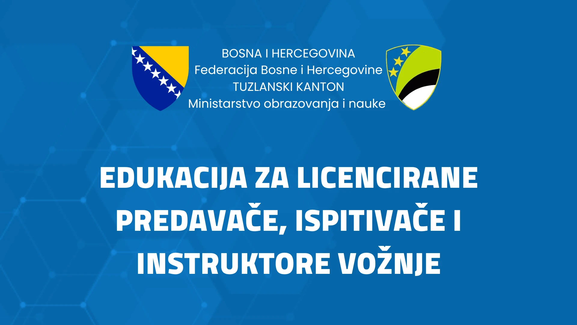 Najava događaja: Edukacija za licencirane predavače, ispitivače i instruktore vožnje