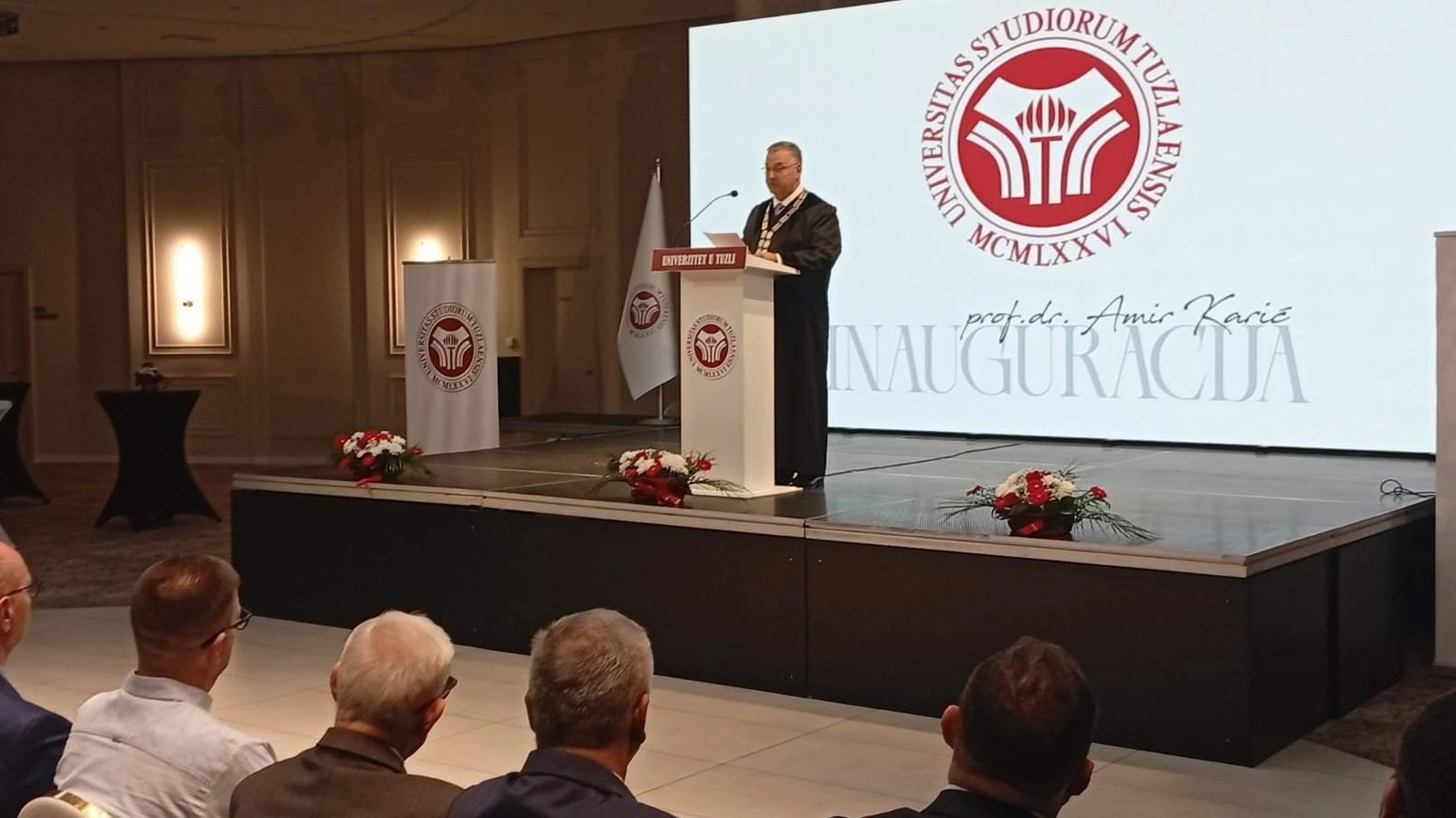 Inauguriran novi rektor Univerziteta u Tuzli prof. dr. Amir Karić